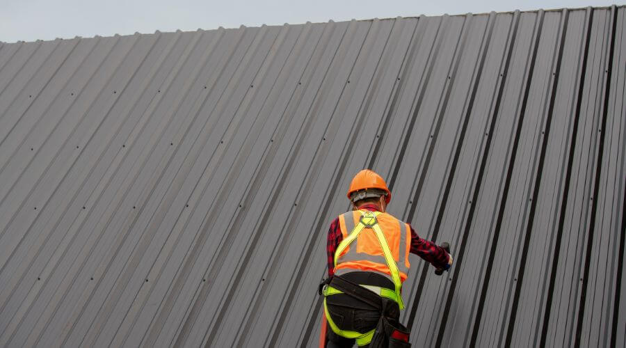 Professional metal roof installation services in Saint Nazianz, WI